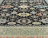 12x15 Feet Ziegler Black Green Afghan Hand Knotted Wool Area Rug